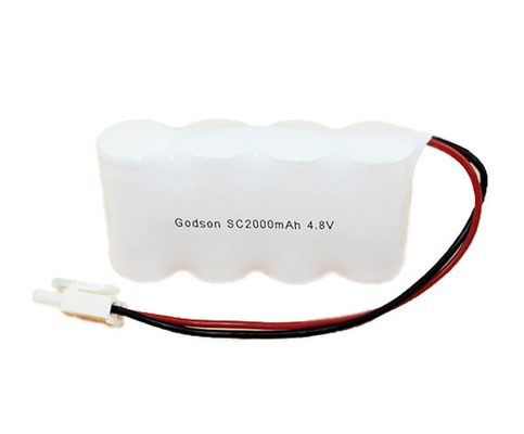 Сторона - - бортовые батареи света аварийного выхода пакует 4,8 v SC2000mAh NiCd 36g