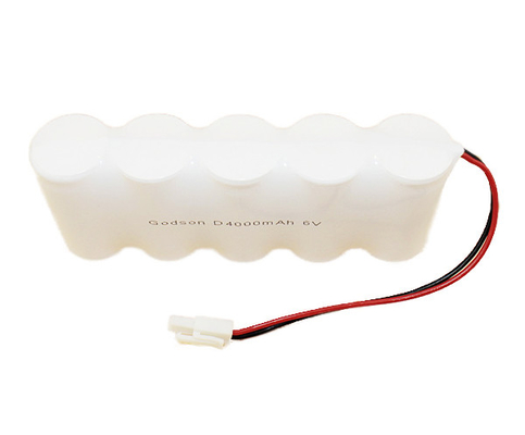 6,0 v никелькадмиевая перезаряжаемые батарея D4000mAh батарея света выхода 6 вольт