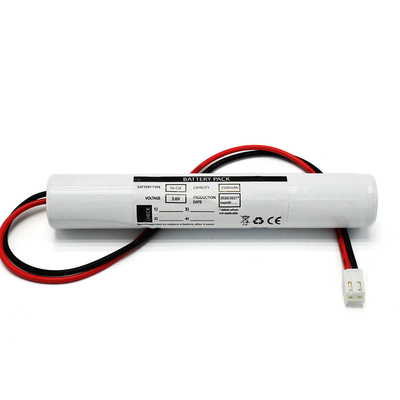3,6 батарея пакета ручки батарей 71g света аварийного выхода v C2500mAh NiCd