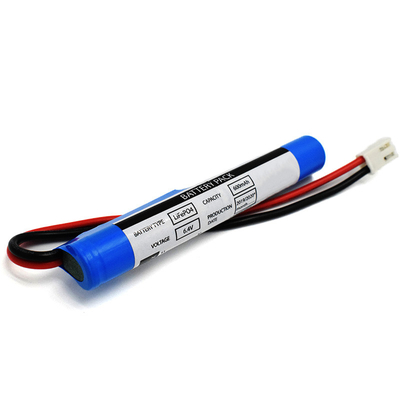 Тип 6,4 v соединитель ручки LiFePO4 батареи 600mAh JST VH 2P